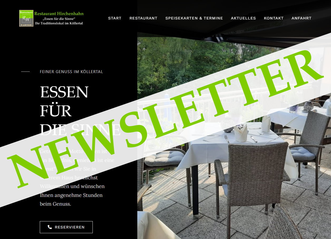 abonnieren Sie unseren Newsletter