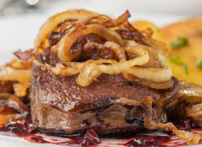 Restaurant Hirchenhahn Zwiebelrostbraten